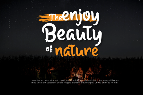 Manful Font PNG with transparent background - Preview 3