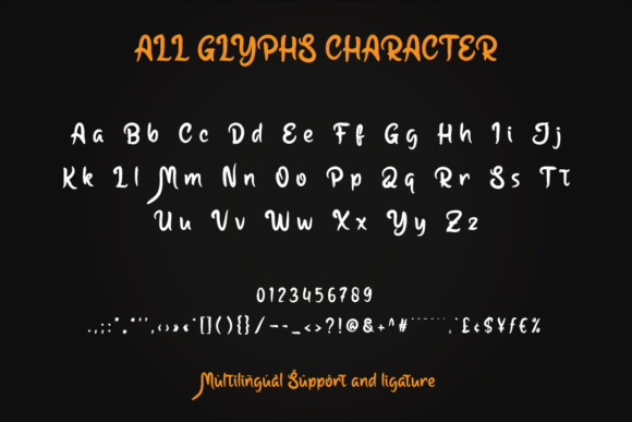 Manful Font PNG with transparent background - Preview 5