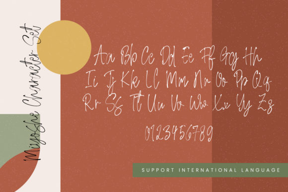 Miyoshe Font PNG with transparent background - Preview 5