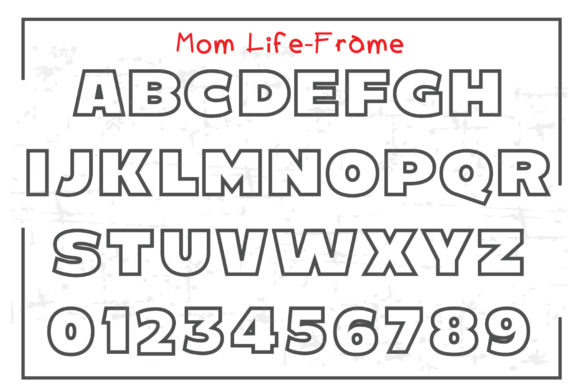 Mom Life Font font preview - 3