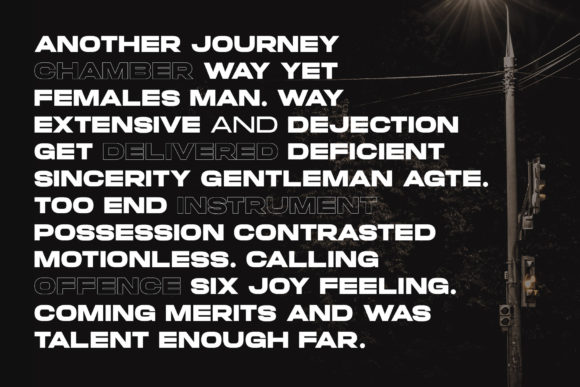 Mortend Font PNG with transparent background - Preview 3
