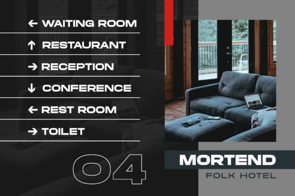 Mortend Font PNG with transparent background - Preview 6