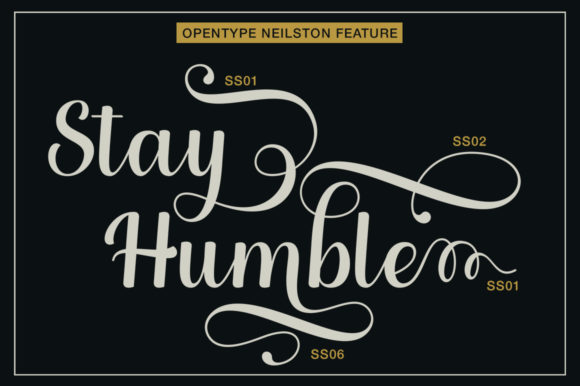 Neilston Font PNG with transparent background - Preview 4