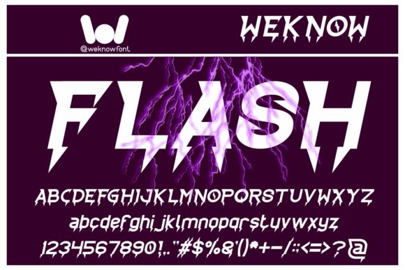 Ride the Lightning Font PNG with transparent background - Preview 3