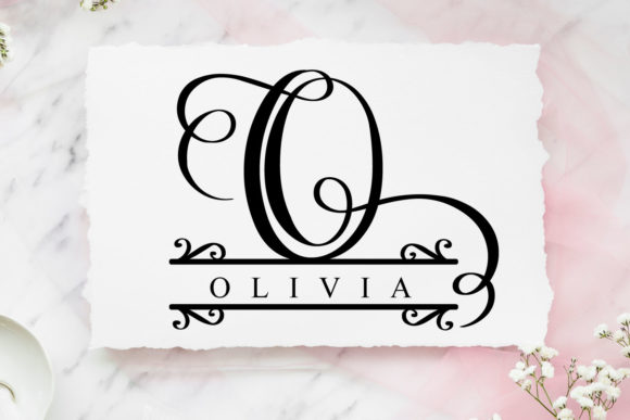 Adella Monogram Font - Preview 2