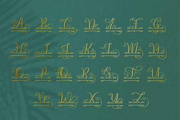 Adella Monogram Font - Preview 3