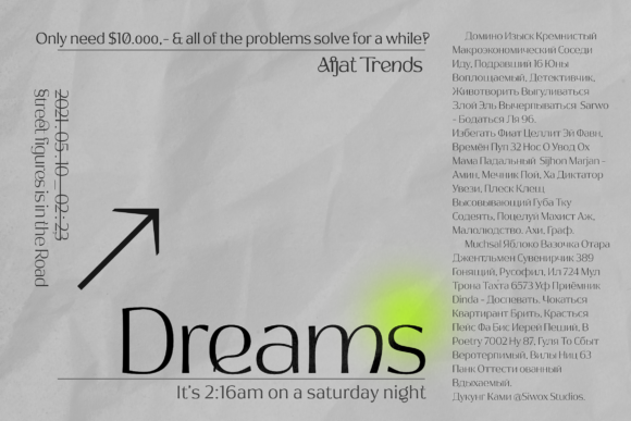 Afjat Font - Preview 2