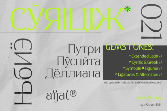 Afjat Font - Preview 3