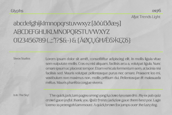 Afjat Font - Preview 4