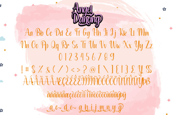 Angel Dancing Font - Preview 2