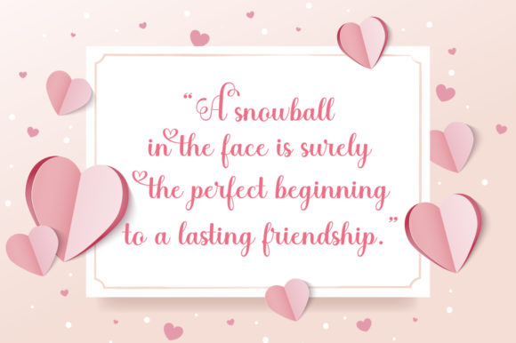Bleeding Heart Font - Preview 1