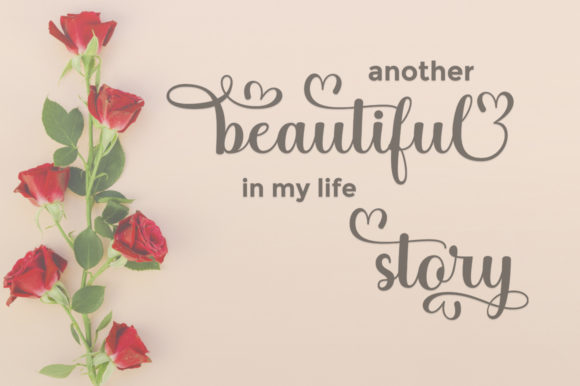 Bleeding Heart Font - Preview 3