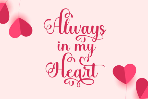 Bleeding Heart Font - Preview 5