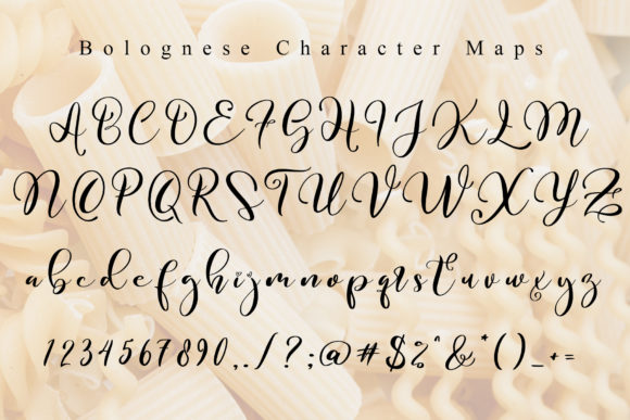 Bolognese Font - Preview 6