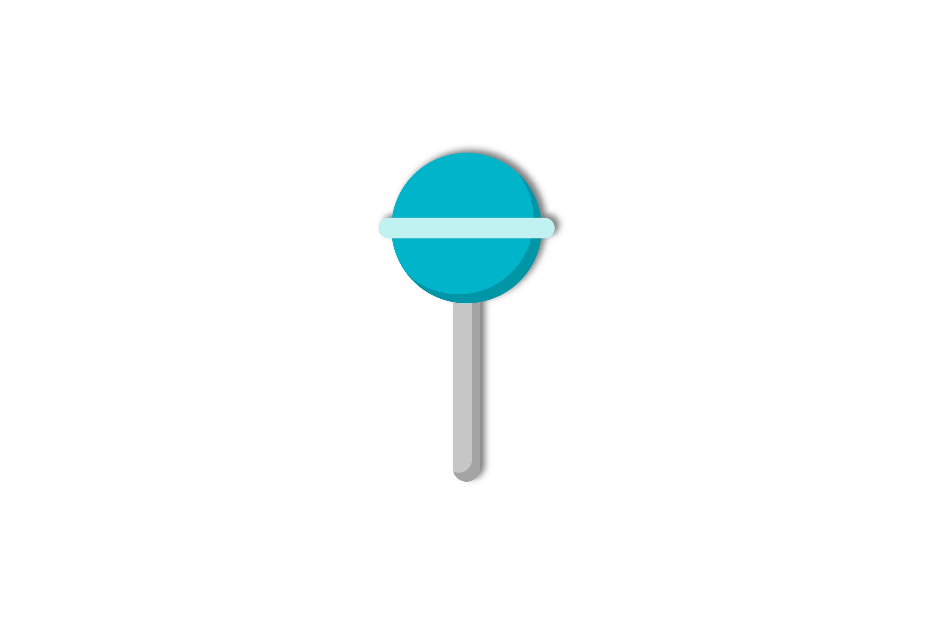 Candy Stick Food Icon Shadow Graphic by yellowhellow · Creative Fabrica