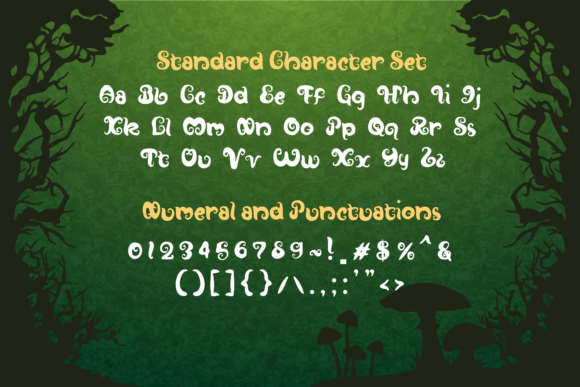 Hutan-Island Font PNG with transparent background - Preview 4
