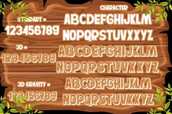 Jungle Wild Font font preview - 2