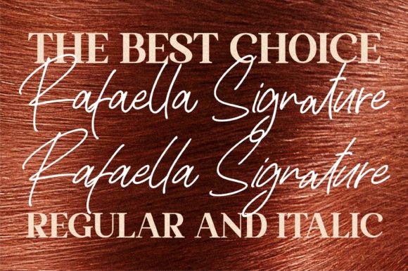 Rafaella Signature Font PNG with transparent background - Preview 2