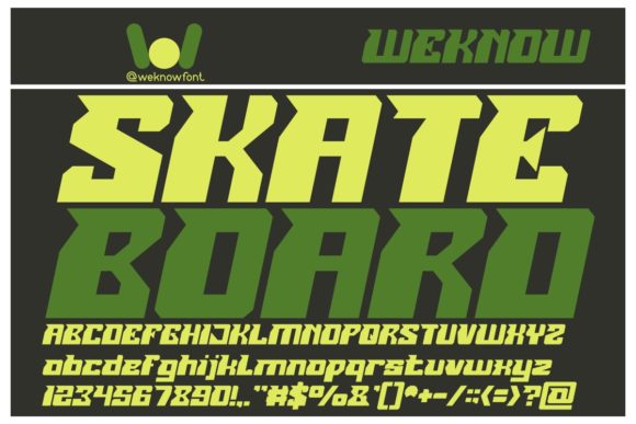 Roller Blade Font PNG with transparent background - Preview 2