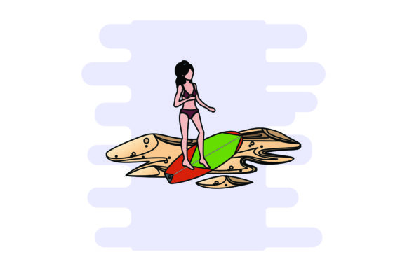 Summer Illustration Cute Color Graphic Illustrations By lionalstudio