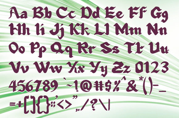 Art Design Font - Preview 3