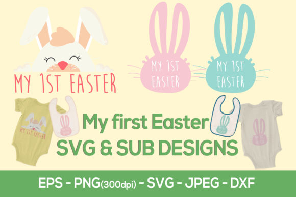 Baby Easter Bunny Svg And Easter Sub Graphics