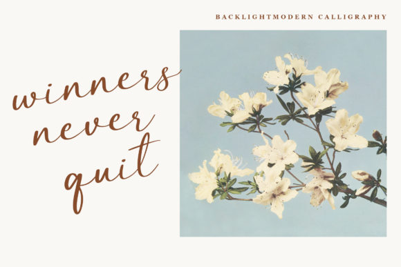 Backlight Font - Preview 5