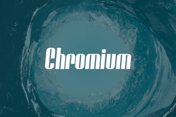 Chromium Font - Preview 4