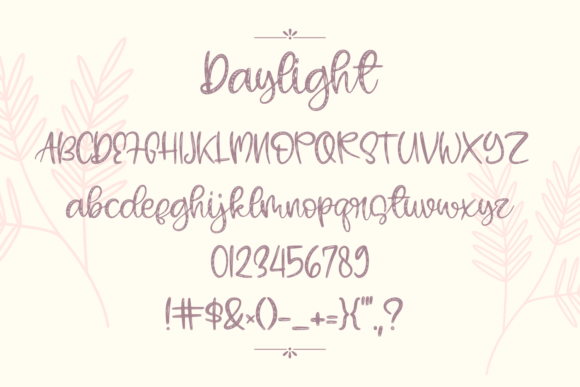 Daylight Font - Preview 3