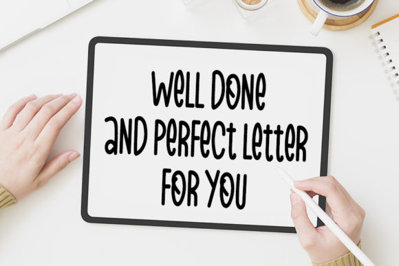 Dinner at Night Font - Preview 3