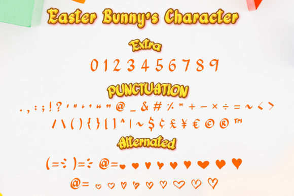 Easter Bunny Font - Preview 2