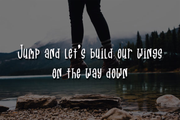 Free Jump Font PNG with transparent background - Preview 2