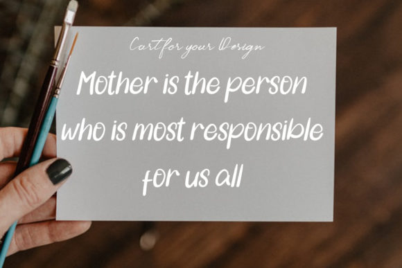 Hello Mother Font - Preview 3
