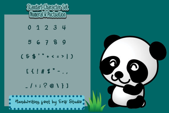 Little Fox Font PNG with transparent background - Preview 2