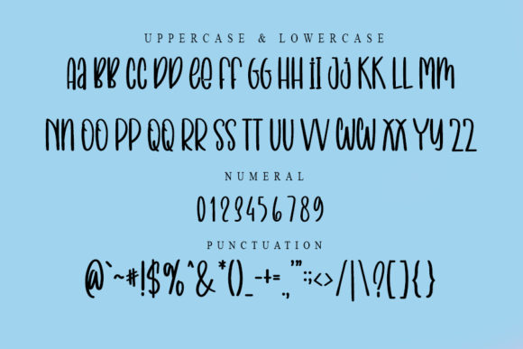 Little the Wings Font PNG with transparent background - Preview 3