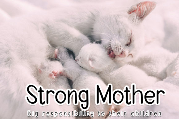 LoveMom Font PNG with transparent background - Preview 2