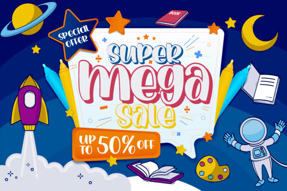 Luar Galaxy Font PNG with transparent background - Preview 3