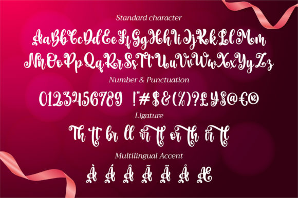 Monitha Font PNG with transparent background - Preview 2