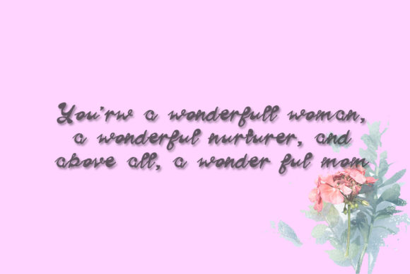 Mother Language Font PNG with transparent background - Preview 1