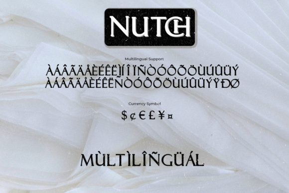 Nutch Font font preview - 2
