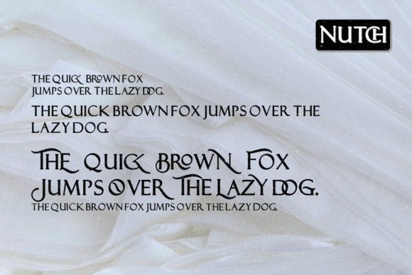Nutch Font font preview - 6