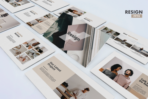 Preview of Resign - Business Powerpoint Template PowerPoint template
