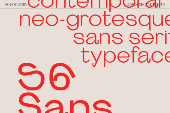 S6 Sans Font PNG with transparent background - Preview 5