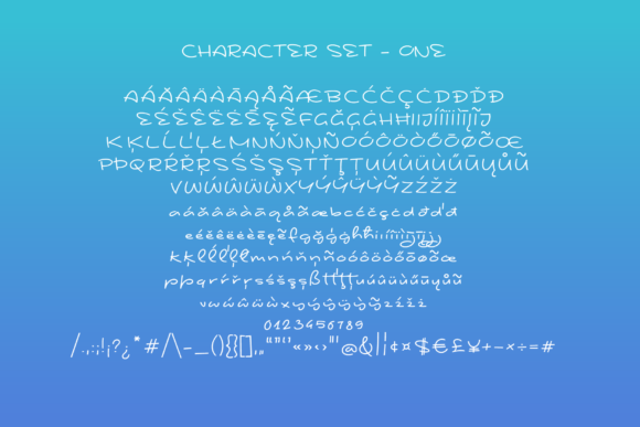 Shape Variable Font PNG with transparent background - Preview 3