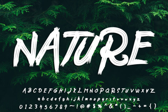 Silent Font PNG with transparent background - Preview 2