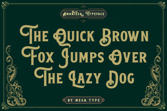 Amontesa Font - Preview 1