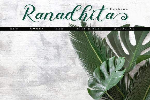 Aurona Font PNG with transparent background - Preview 5