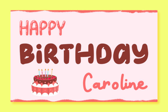 Balon Party Font - Preview 6