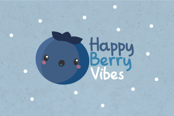 Blueberry Eyes Font - Preview 3
