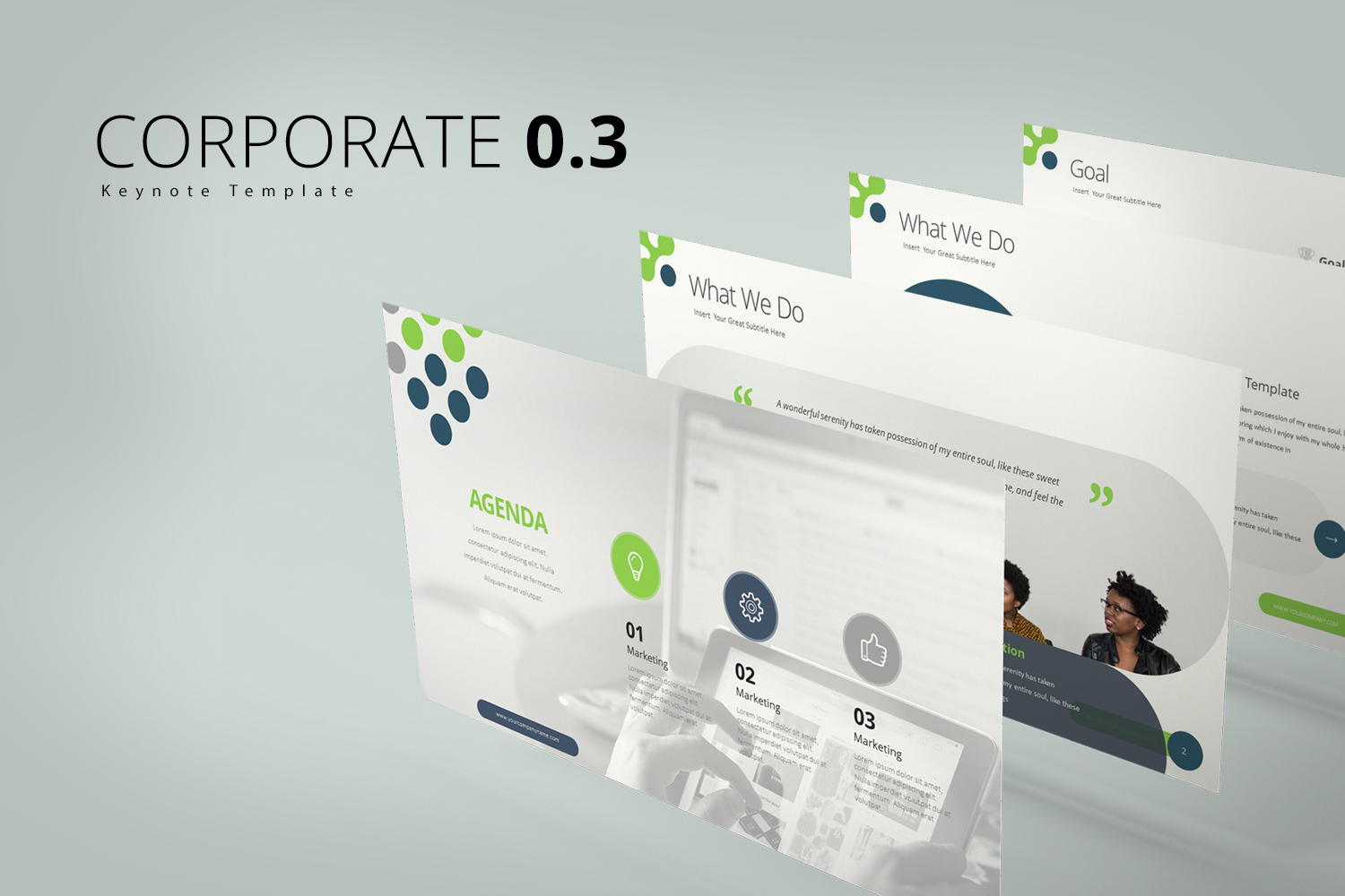 Plantillas de presentación corporativa para diapositivas empresariales impactantes